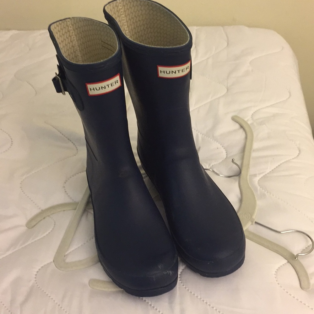 Hunter short rain boots